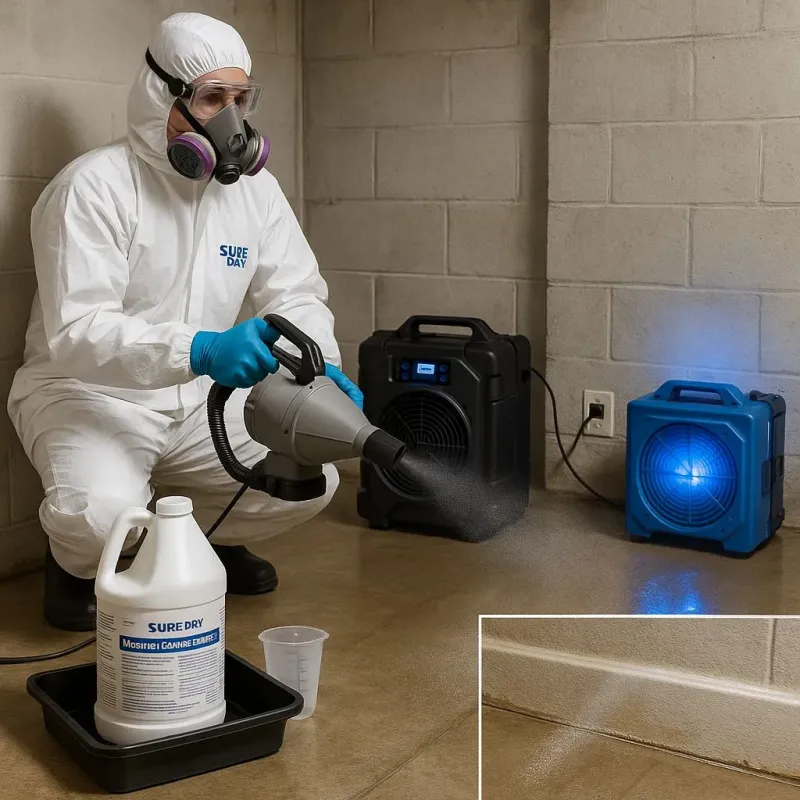 Sanitization and Odor Removal process in Kingston, OH